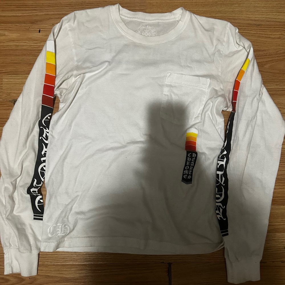 White chrome hearts long sleeves